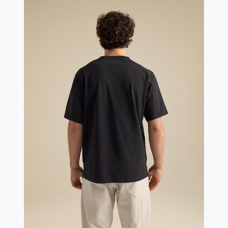 Herren-Shirt Arcteryx Kragg Cotton Emblem Crew SS black 3