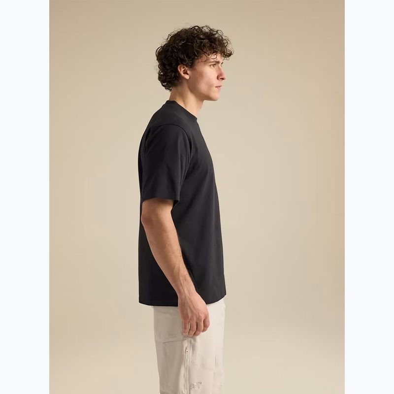 Herren-Shirt Arcteryx Kragg Cotton Emblem Crew SS black 4