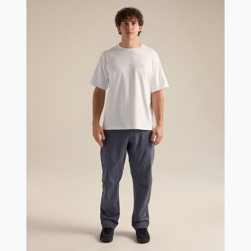 Herren-Shirt Arcteryx Kragg Cotton Emblem Crew SS white light 2