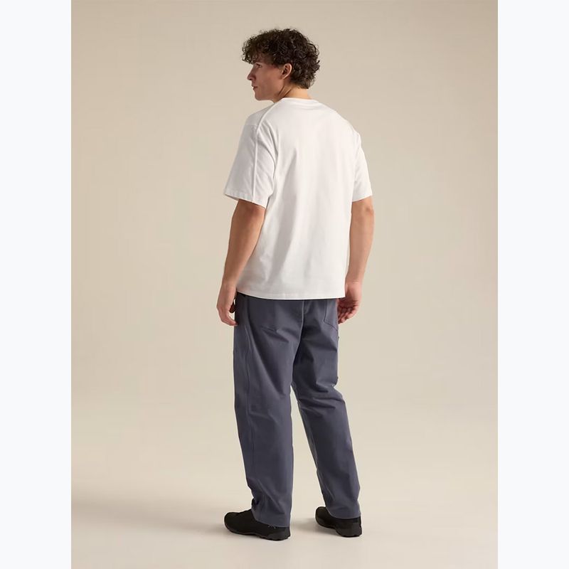Herren-Shirt Arcteryx Kragg Cotton Emblem Crew SS white light 4