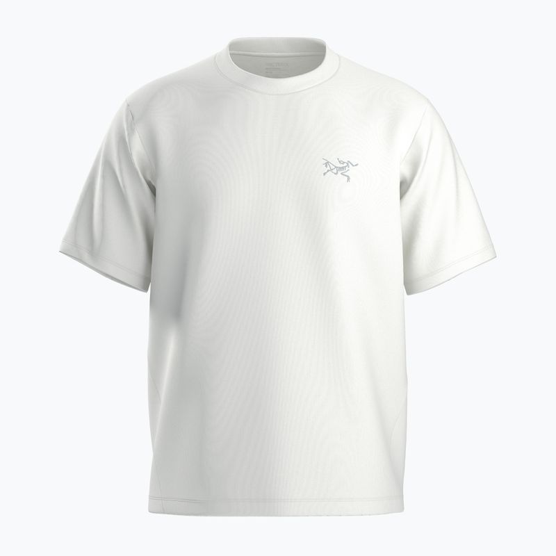 Herren-Shirt Arcteryx Kragg Cotton Emblem Crew SS white light 8