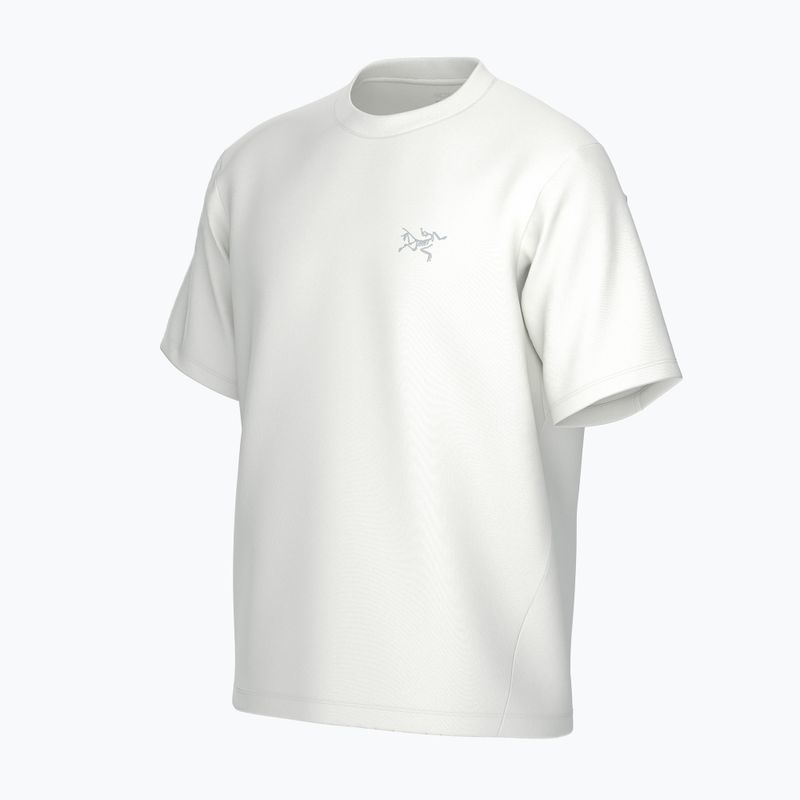 Herren-Shirt Arcteryx Kragg Cotton Emblem Crew SS white light 10