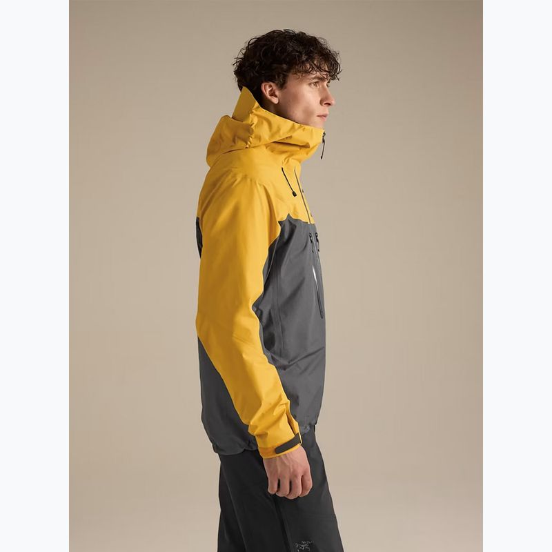 Softshell-Jacke für Herren Arcteryx Alpha larch/dk grey 5