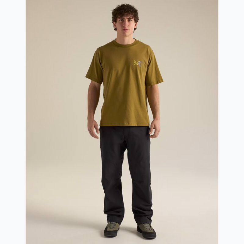 Herren-Shirt Arcteryx Kragg Cotton Logo SS bracken 2