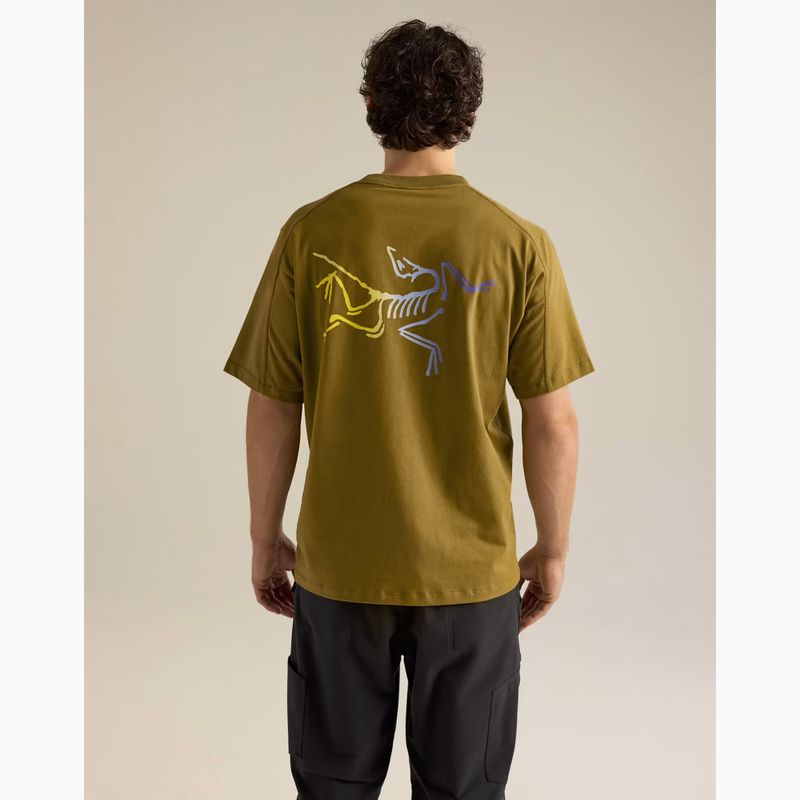 Herren-Shirt Arcteryx Kragg Cotton Logo SS bracken 3