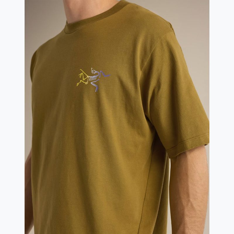 Herren-Shirt Arcteryx Kragg Cotton Logo SS bracken 7