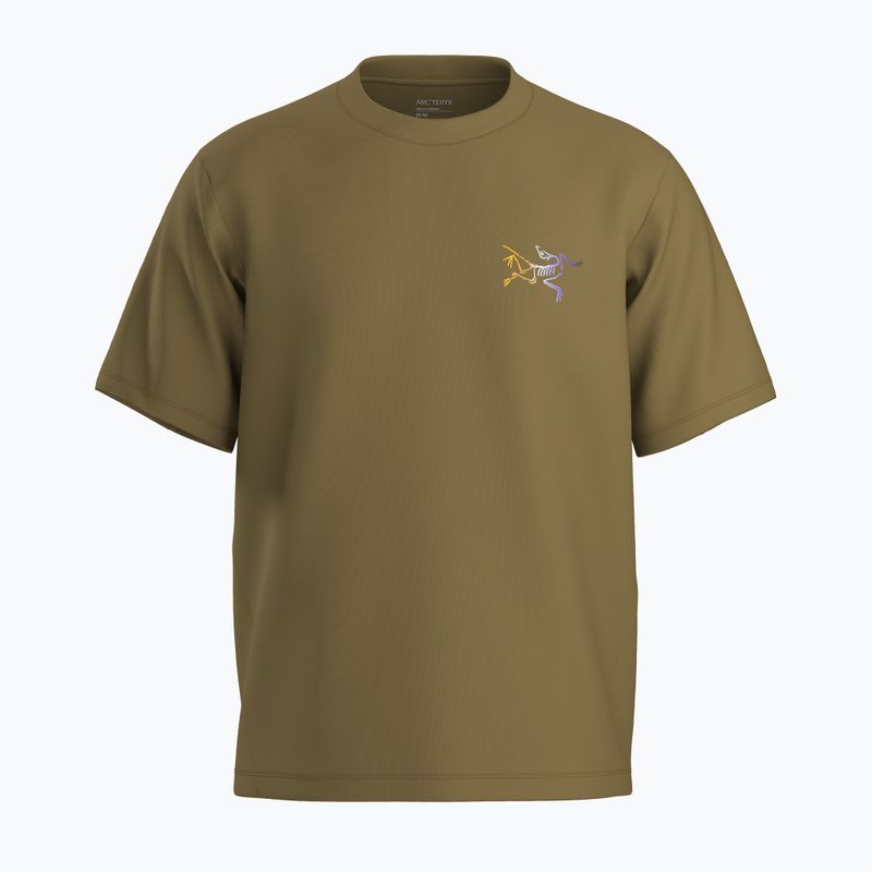 Herren-Shirt Arcteryx Kragg Cotton Logo SS bracken 8