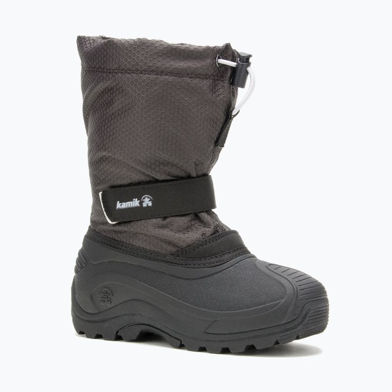 Kamik Finley2 schwarz/kohlefarbener Kinder-Trekkingstiefel 7