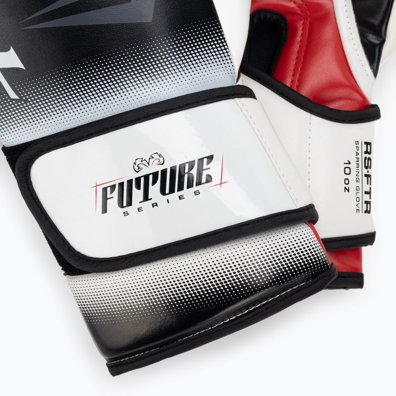 Rival RS-FTR Future Sparring Boxhandschuhe schwarz/weiß/rot 4
