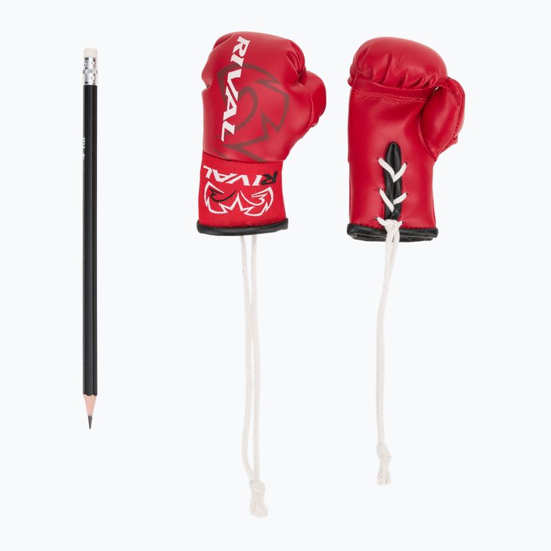 Boxhandschuh-Spiegel-Anhänger Rival Mini rot 3