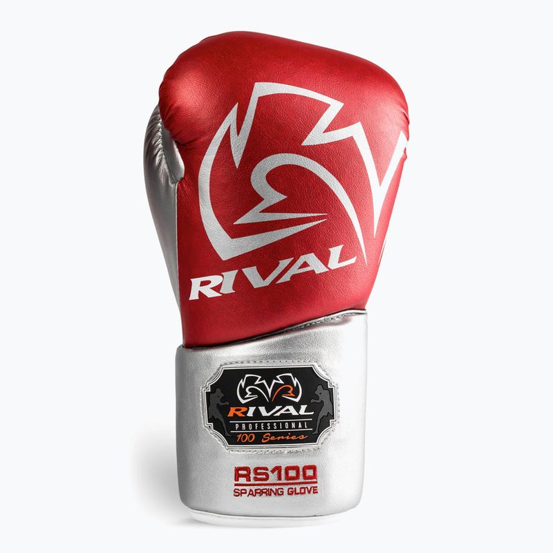 Boxhandschuhe Rival RS100 Professional red/silver 3