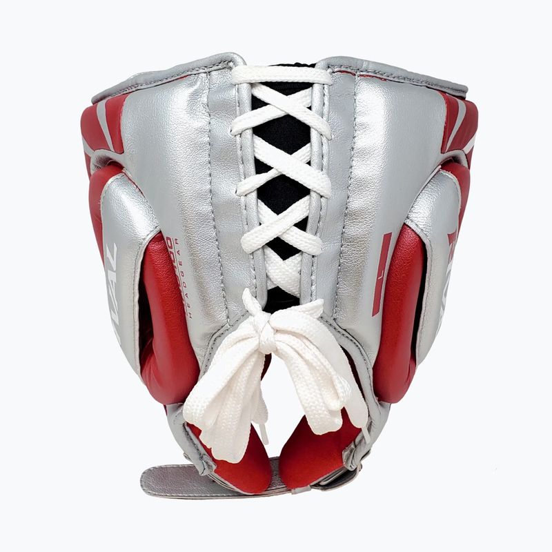 Boxhelm Rival RHG100 Professional Headgear red/silver 3