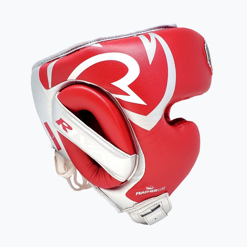 Boxhelm Rival RHG100 Professional Headgear red/silver 4