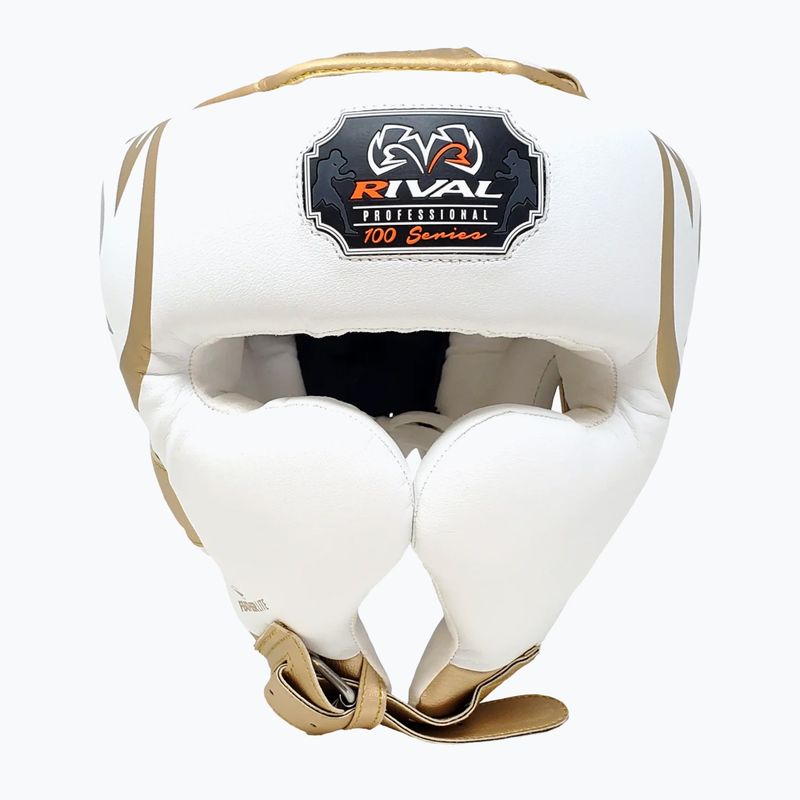 Kopfschutz Rival RHG100 Professional Headgear white/gold 2