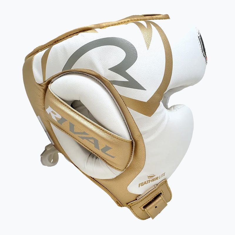 Kopfschutz Rival RHG100 Professional Headgear white/gold 4