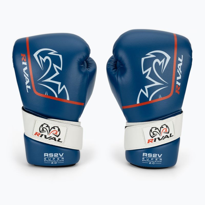 Boxhandschuhe Rival RS2V Super Sparring 2.0 blue 2