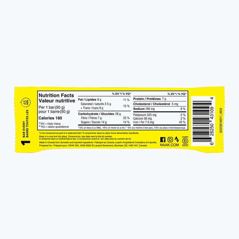 Näak Ultra Energie-Riegel 50 g Banane & Schokolade 2