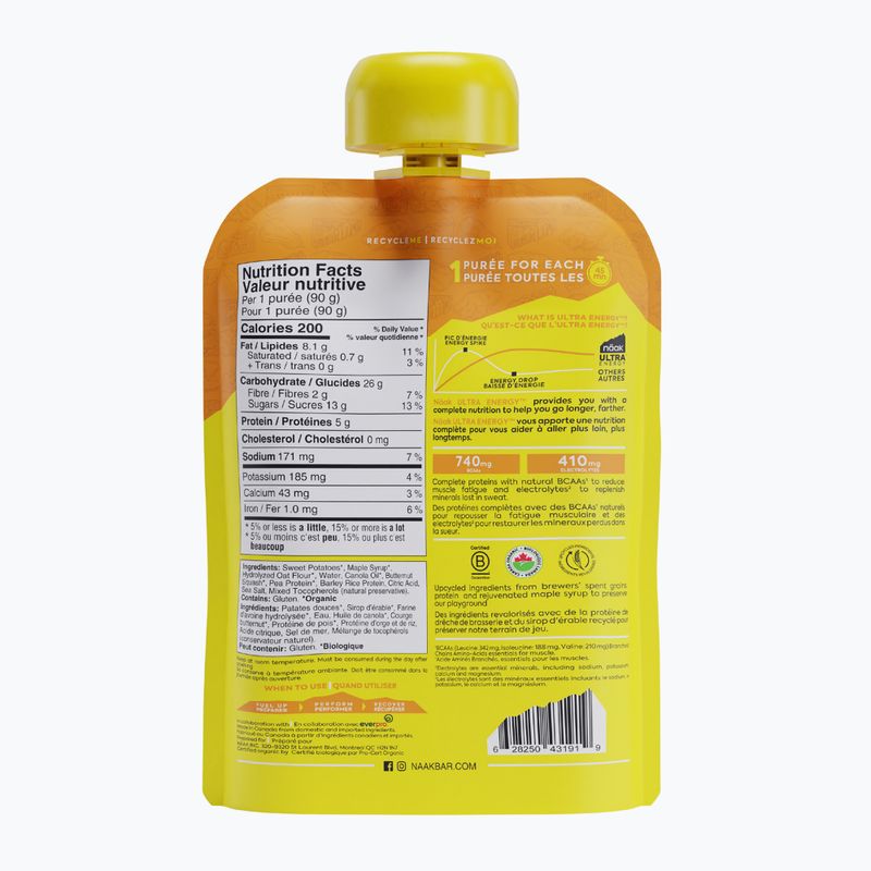 Näak Ultra Energy Gel 90 g Süßkartoffeln Butternusskürbis 2