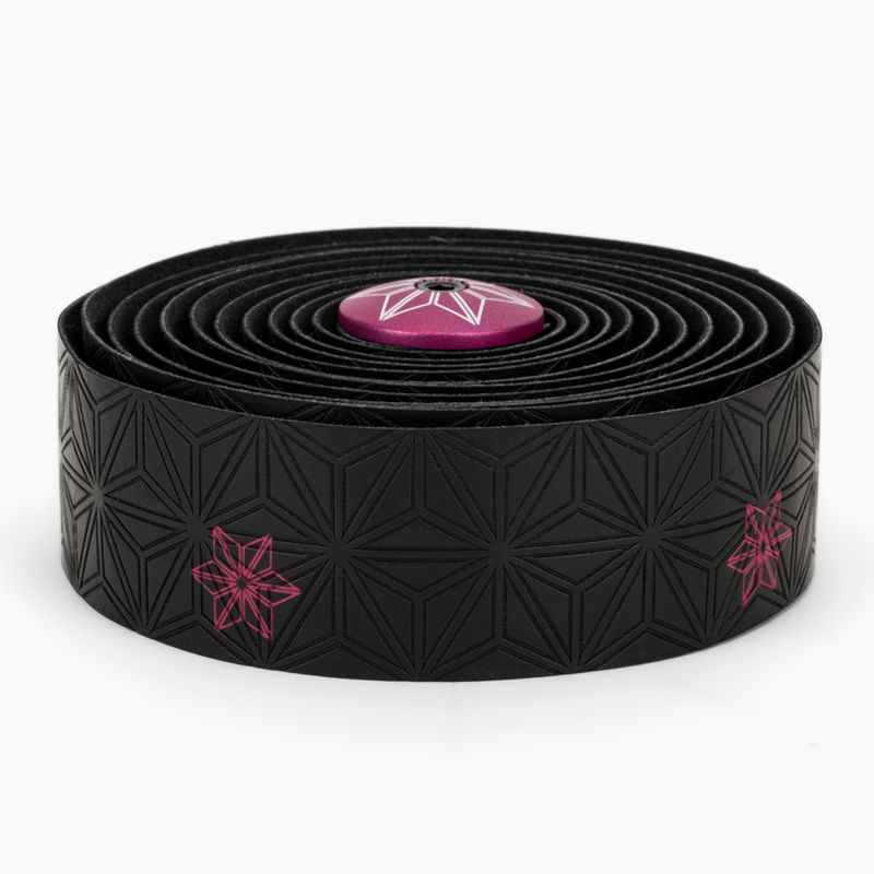 SUPACAZ Super Sticky Kush Galaxy neonpink/rosa Sternstopfen Lenkerumwicklung