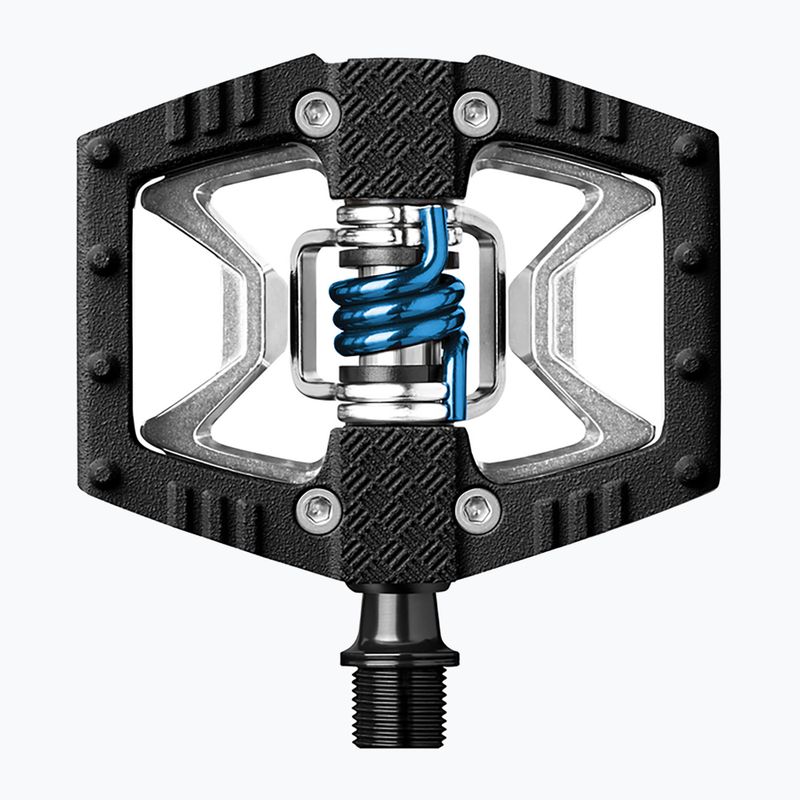 Crankbrothers Double Shot 2 schwarz/silber/blaue Fahrradpedale 6