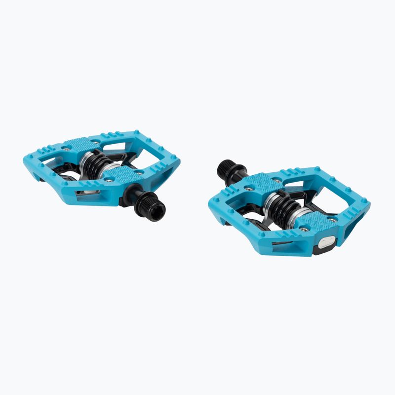Fahrradpedale Crankbrothers Double Shot 2 light blue/black 2