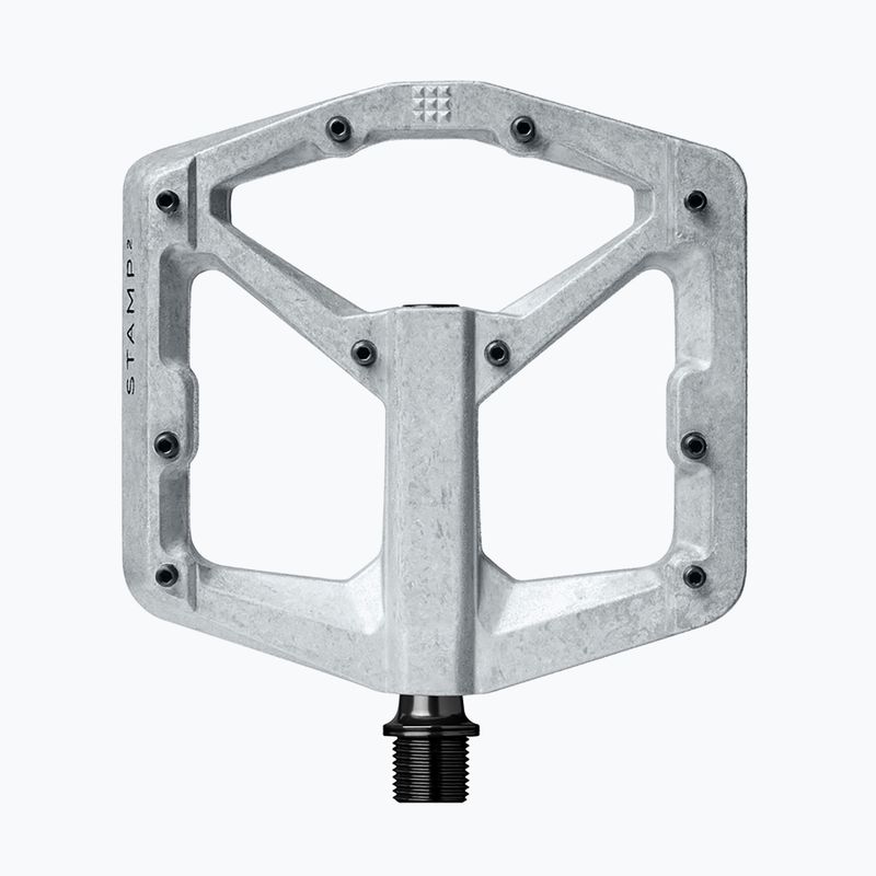 Crankbrothers Stamp 2 roh Silber Fahrradpedale