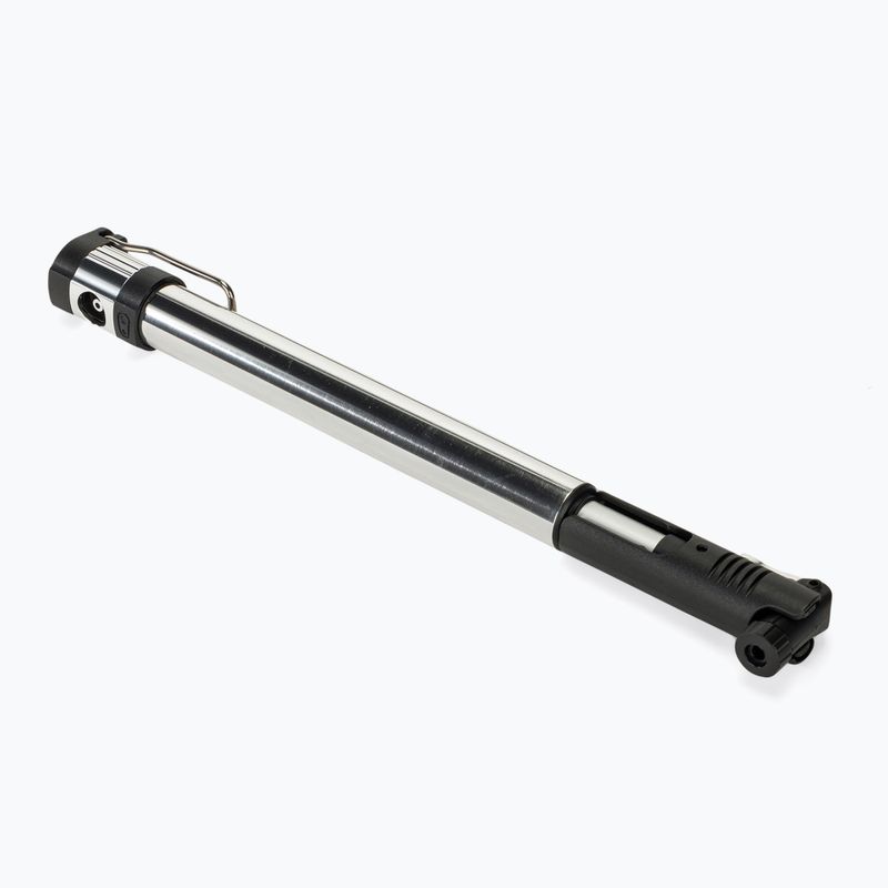 Crankbrothers Klic HV Mini Boden 110 psi Silber Fahrradpumpe