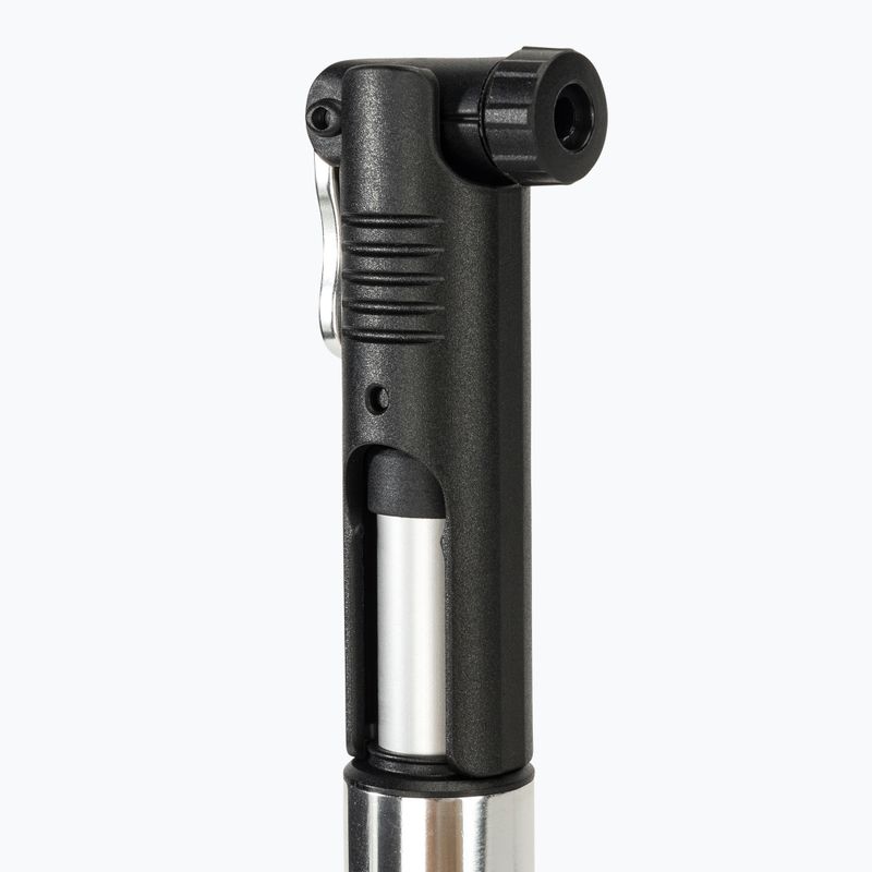 Crankbrothers Klic HV Mini Boden 110 psi Silber Fahrradpumpe 3
