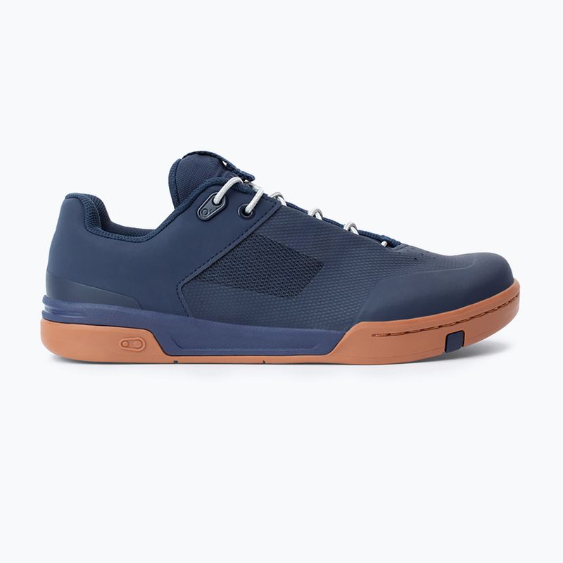 Herren Plateau Radschuhe Crankbrothers Stamp Lace navy blau und braun CR-STL04281A105 2