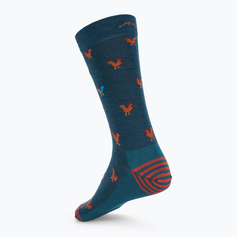 Socken Herren Darn Tough Strut Crew dark teal 2