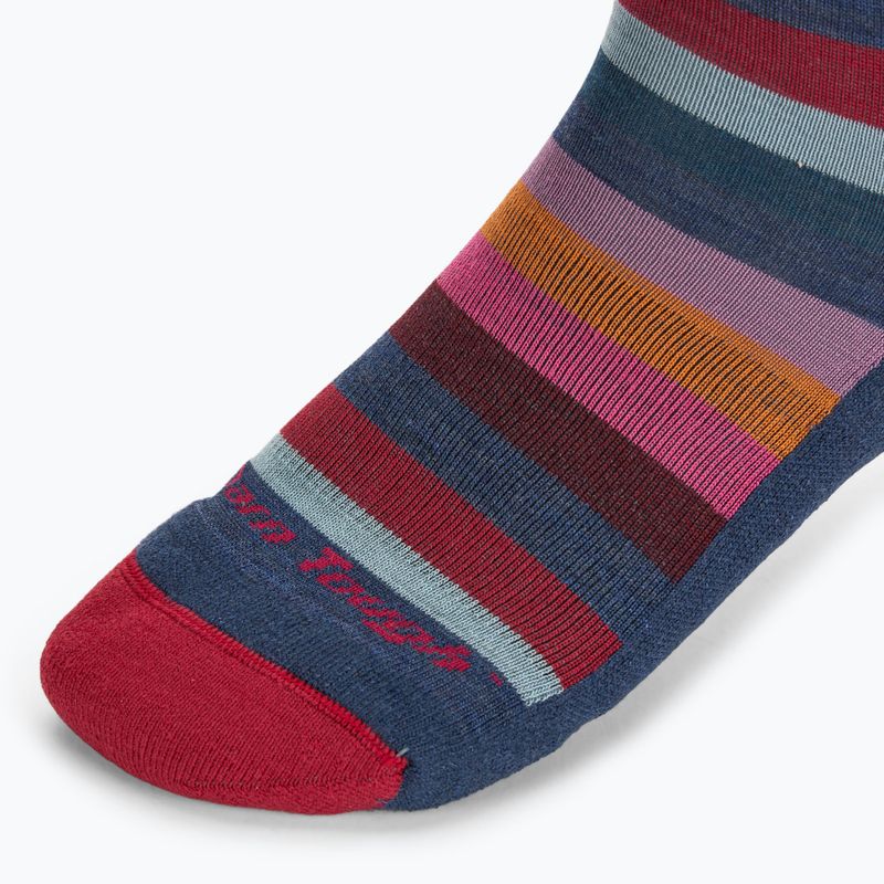Socken Trekking Damen Darn Tough Mystic Stripe Crew denim 3