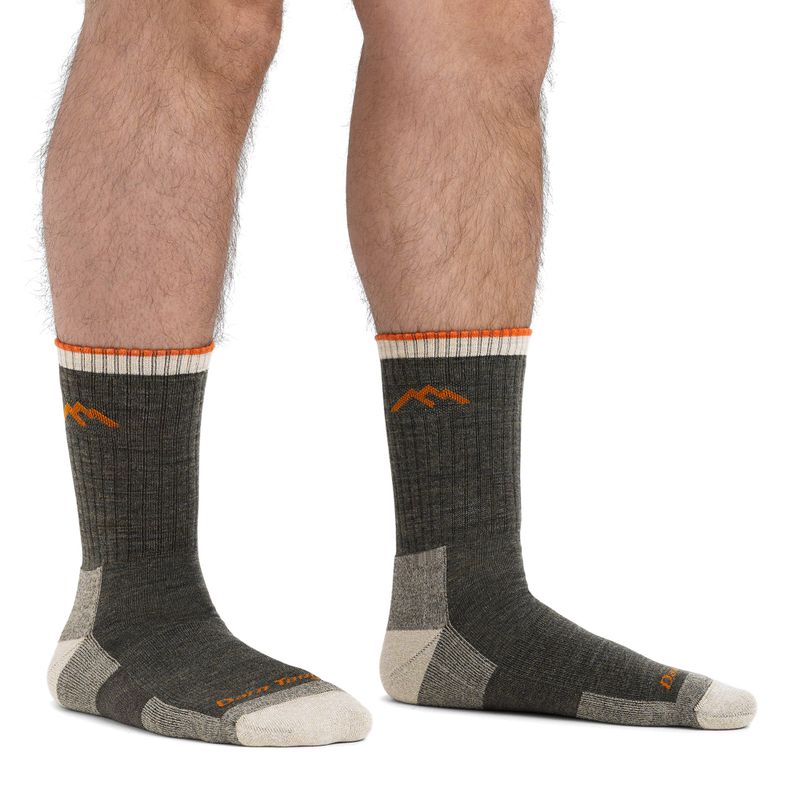 Herren­socken Darn Tough Hiker Micro Crew olive 5