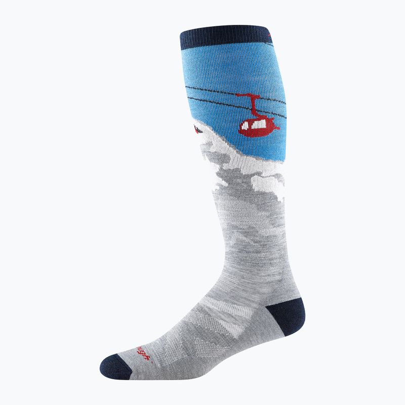 Herren­socken Darn Tough Heady Yeti OTC Midweight with Cushion gray 2