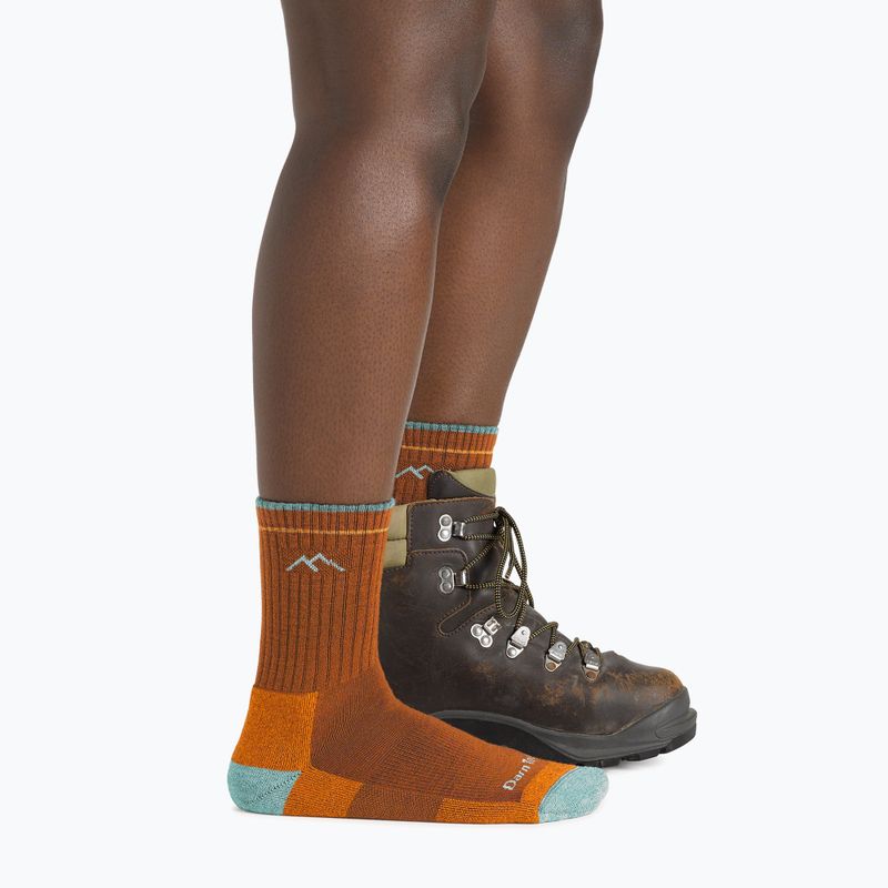 Socken Trekking Damen Darn Tough Hiker Micro Crew copper