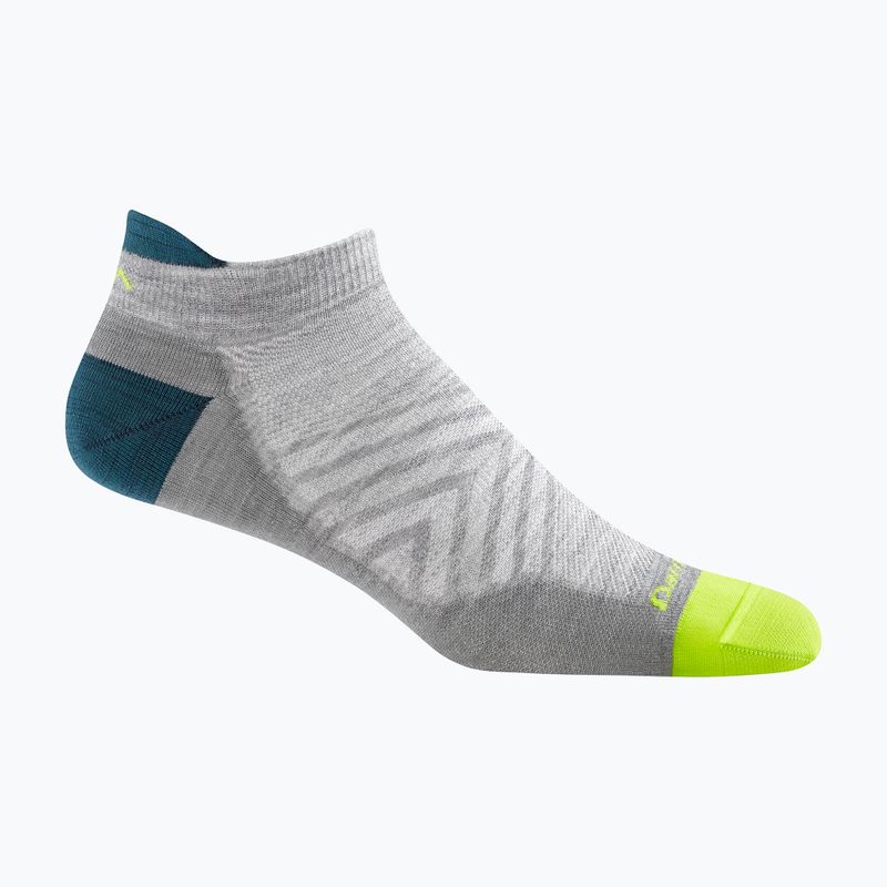 Herren-Socken Darn Tough Run No Show grau