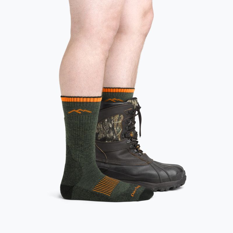 Socken Herren Darn Tough Hunting Boot Sock Cushion forest 2