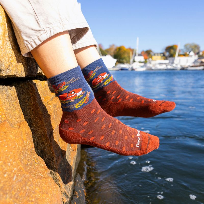 Damensocken Darn Tough Wild Life fox foliage 2