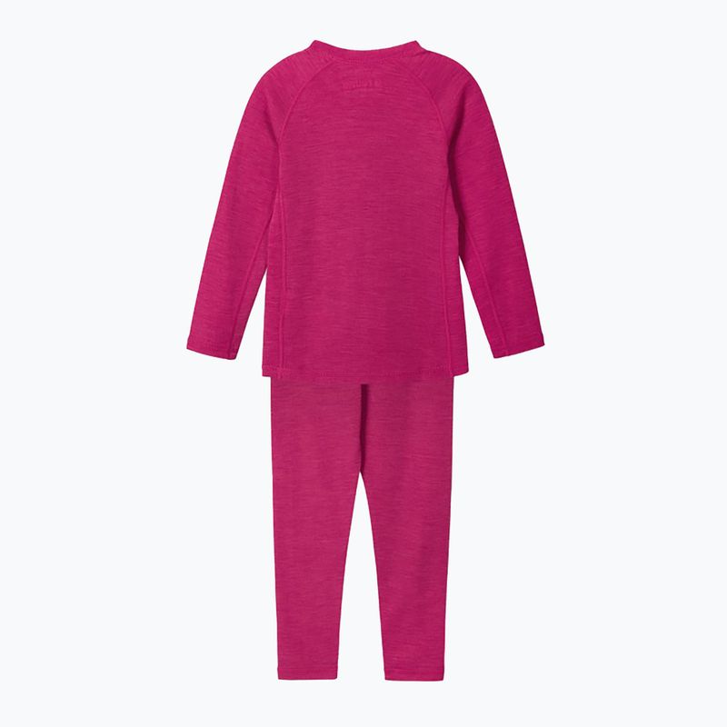 Reima Kinsei Cranberry rosa Kinder Thermo-Unterwäsche-Set 2