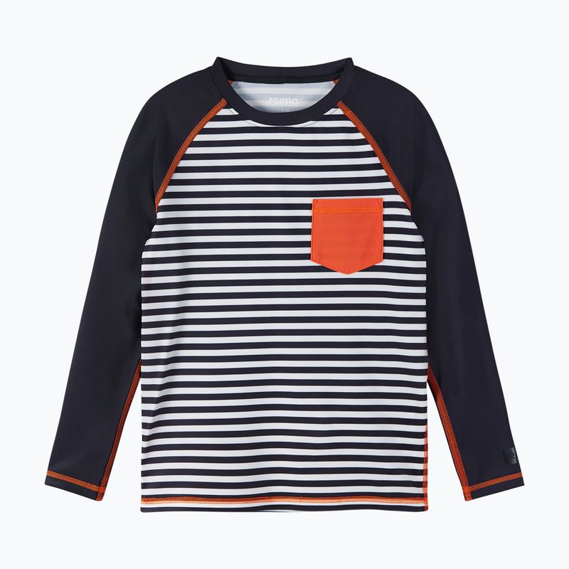 Reima Kroolaus Kinder-Badeshirt schwarz-weiß 5200150B-9991