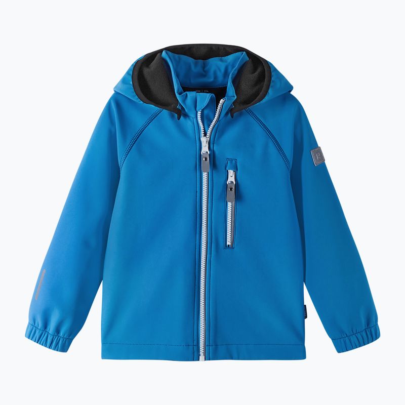 Reima Vantti kühle blaue Softshelljacke für Kinder
