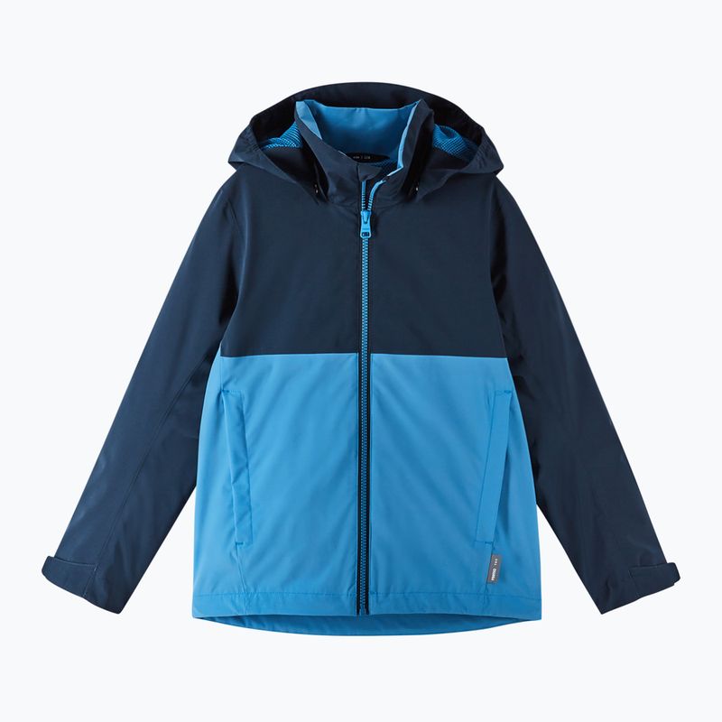 Reima Nivala Kinder Regenjacke blau und navy 5100177A-6390 2