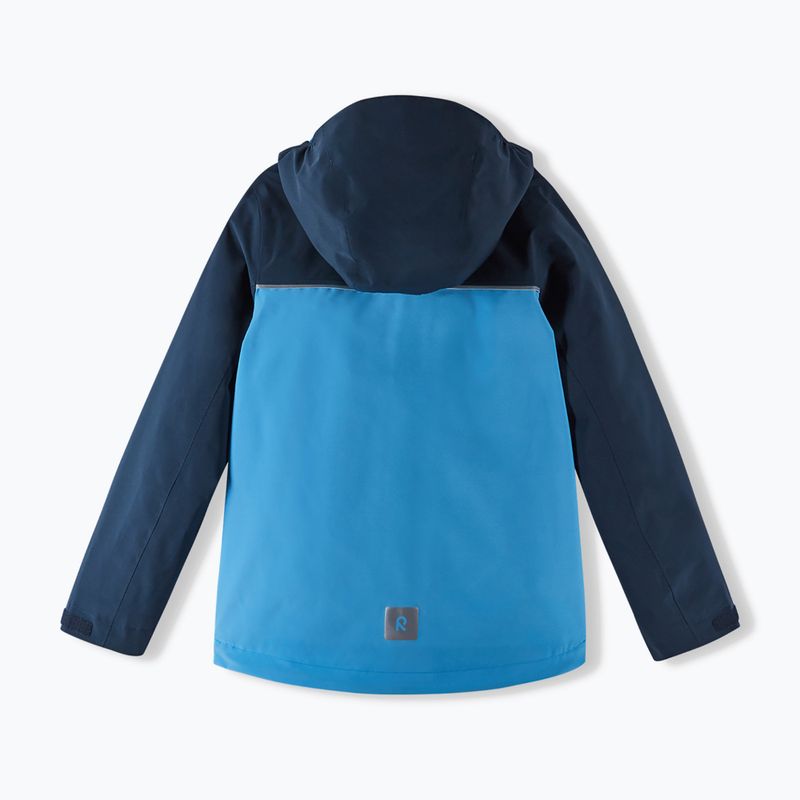 Reima Nivala Kinder Regenjacke blau und navy 5100177A-6390 3