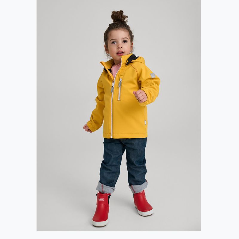 Reima Kinder Softshelljacke Vantti Herbst gelb 8