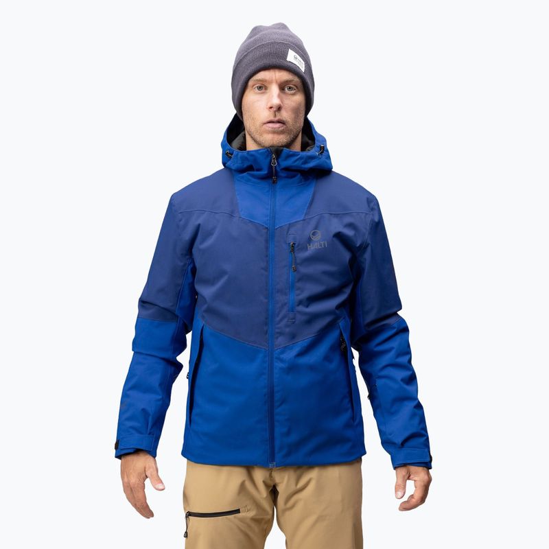 Herren Skijacke Halti Wedeln DX surf the web blau