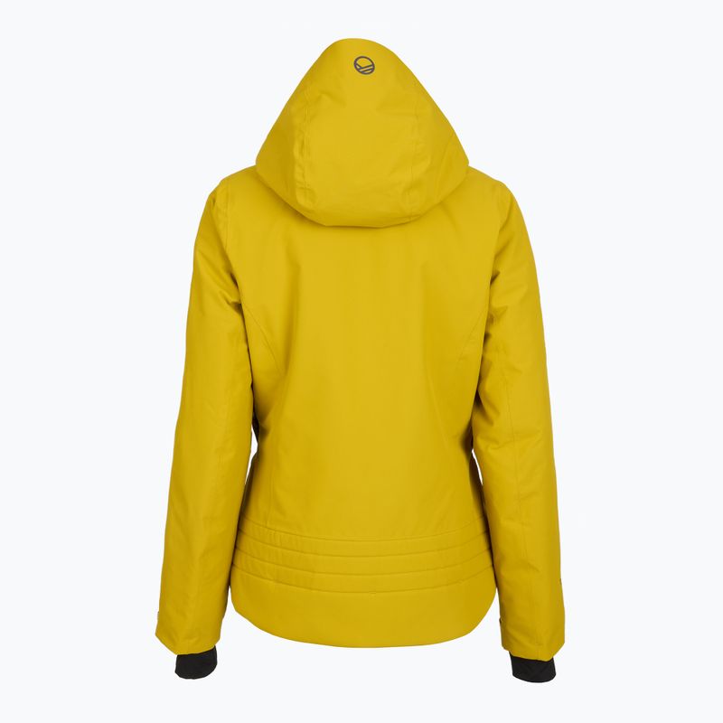 Skijacke Damen Halti Radius DX golden palm 2