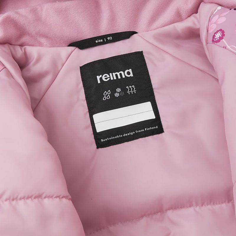 Reima Puhuri grau rosa Kinder Skianzug 6