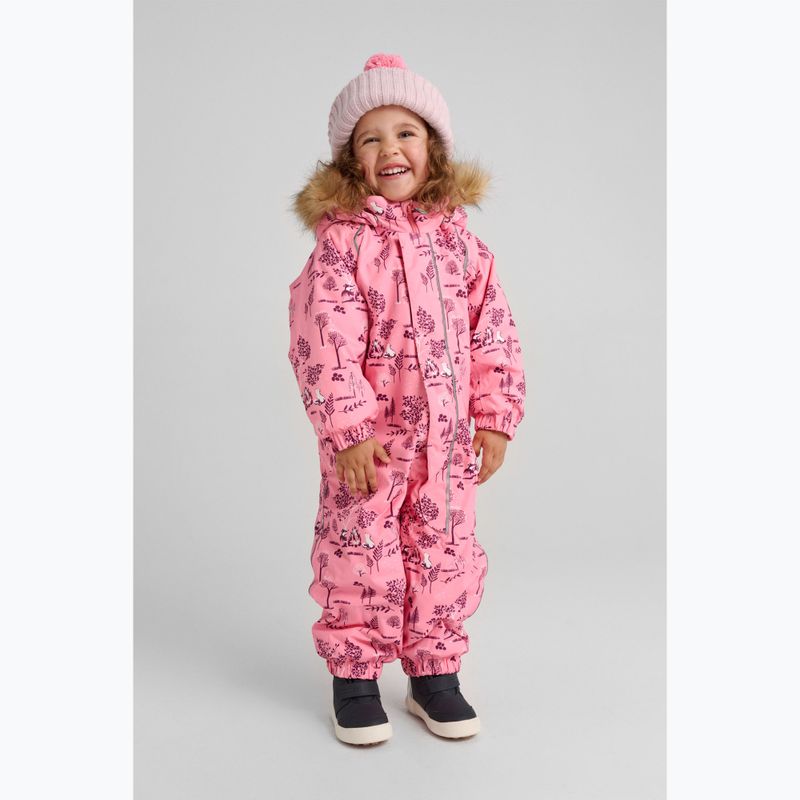 Reima Lappi Sonnenuntergang rosa Kinderskianzug 12