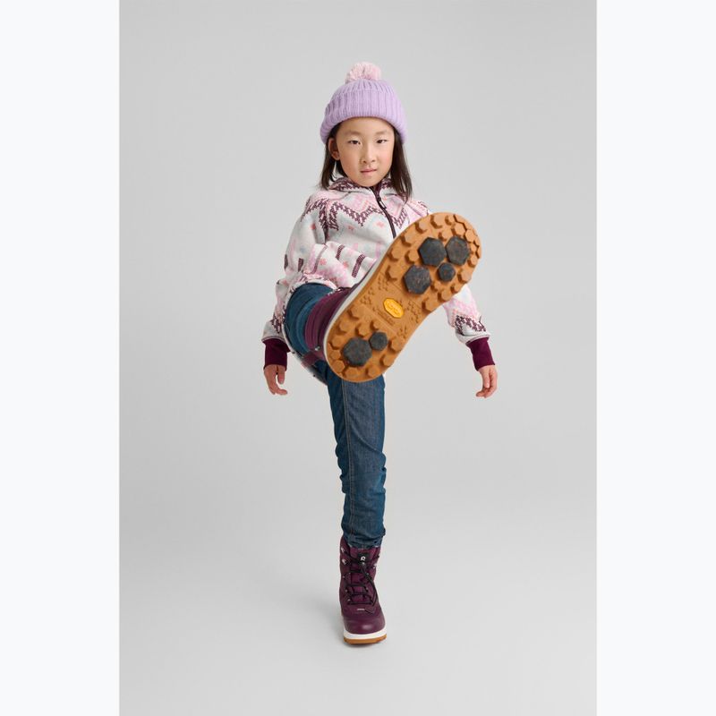 Reima Topsu lila amethyst Kindermütze für den Winter