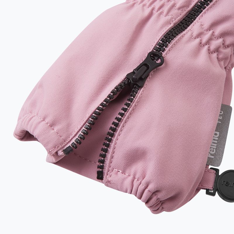 Reima Tepas Fäustlinge Kinder Skihandschuhe grau rosa 8