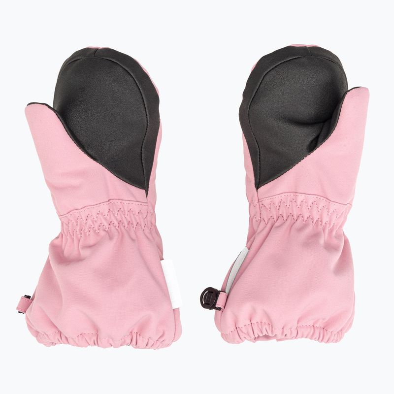 Reima Tepas Fäustlinge Kinder Skihandschuhe grau rosa 2